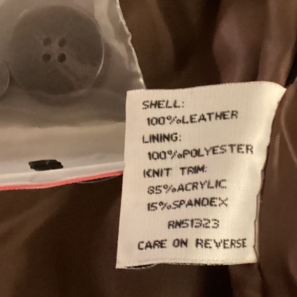 Kenneth Cole New York Soft Real Leather Jacket - Picture 10 of 10